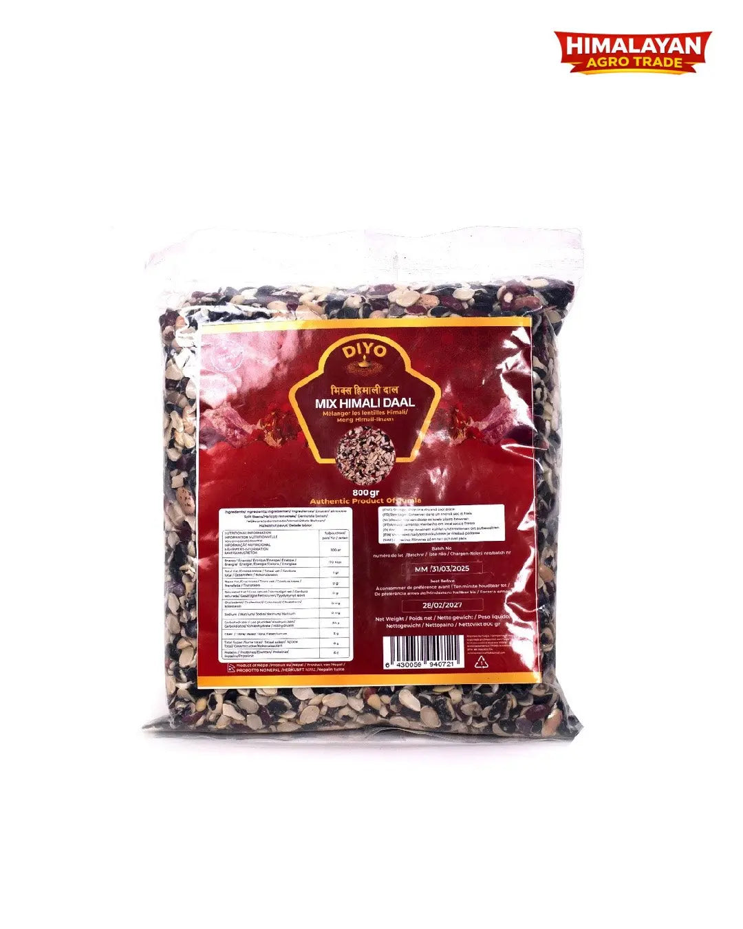 Himlai Mix Daal (Lentil) 900gm Himalayan Agro Trade