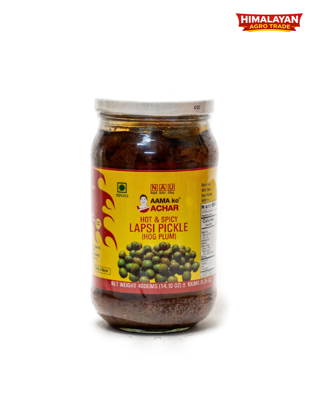 Hot and spicy Lapsi (HOGPLUM) Pickle Himalayan Agro Trade