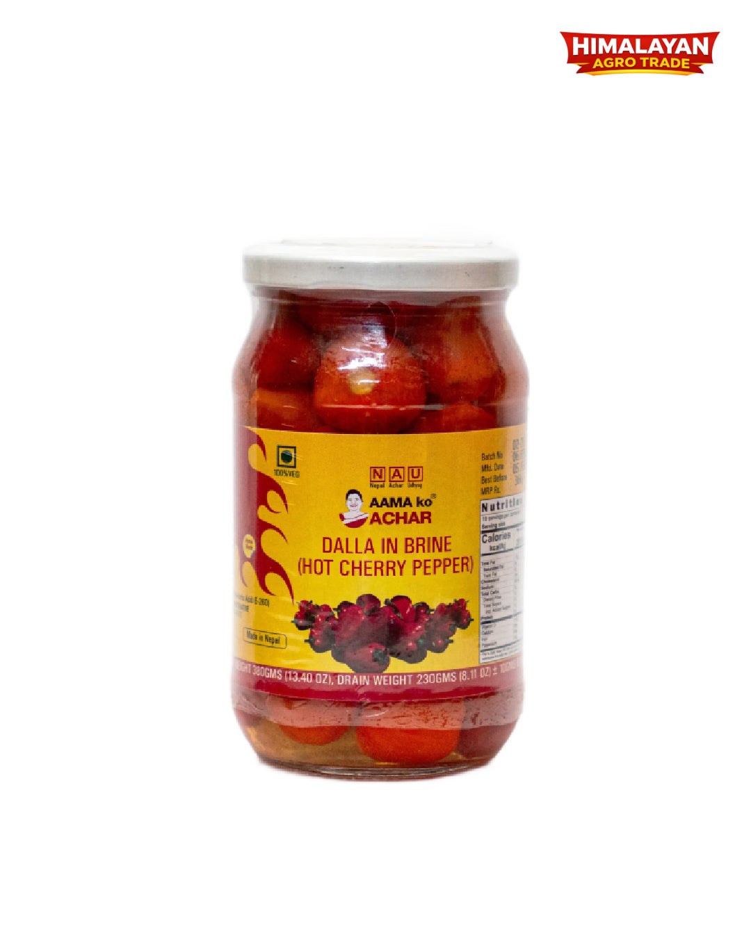 Dalle Khursani Pickle In Brine 380gm Himalayan Agro Trade