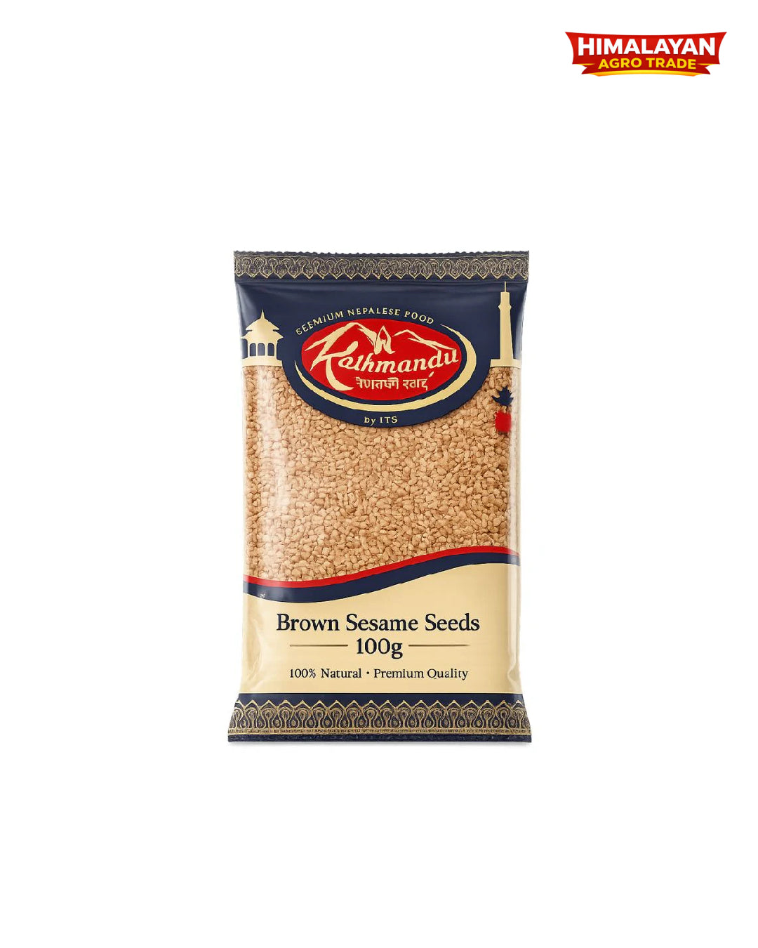 Brown Sesame (khaira Til) 100g Himalayan Agro Trade