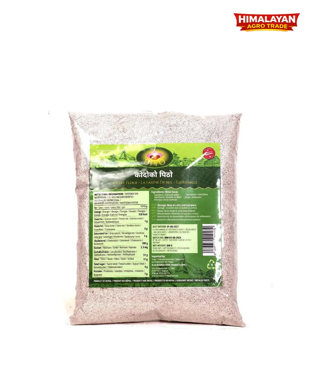 Millet Flour (KODO) 800gm Himalayan Agro Trade